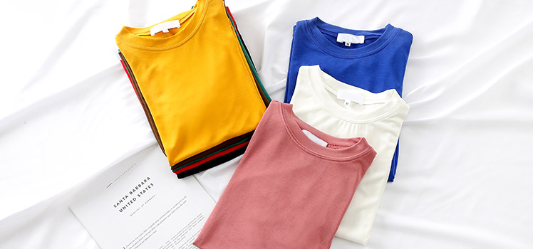 本溪夏季T恤衫定做要选对材质